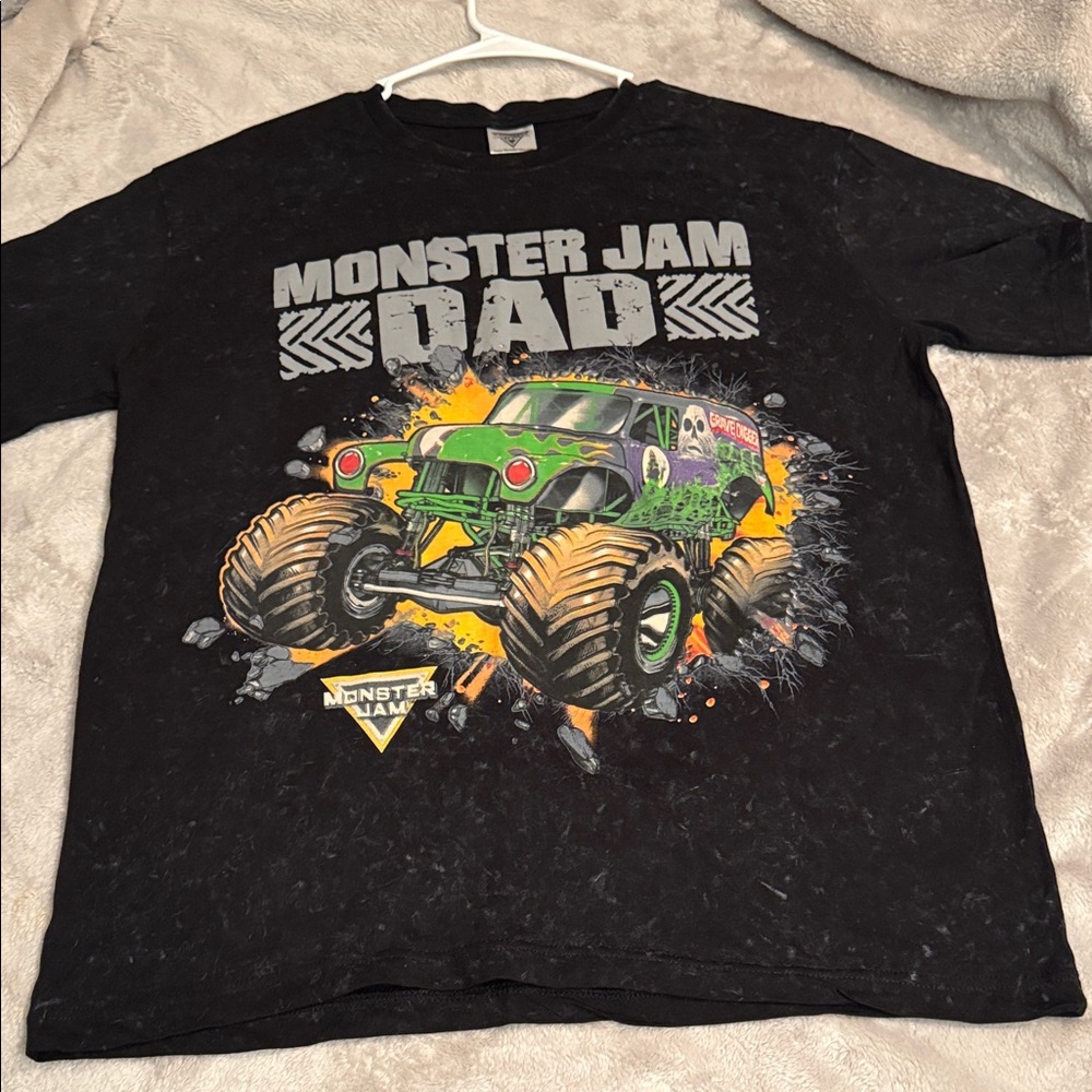 Monster Jam Dad Black T-Shirt
